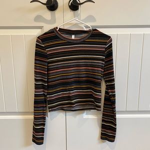 Striped long sleeve shirt